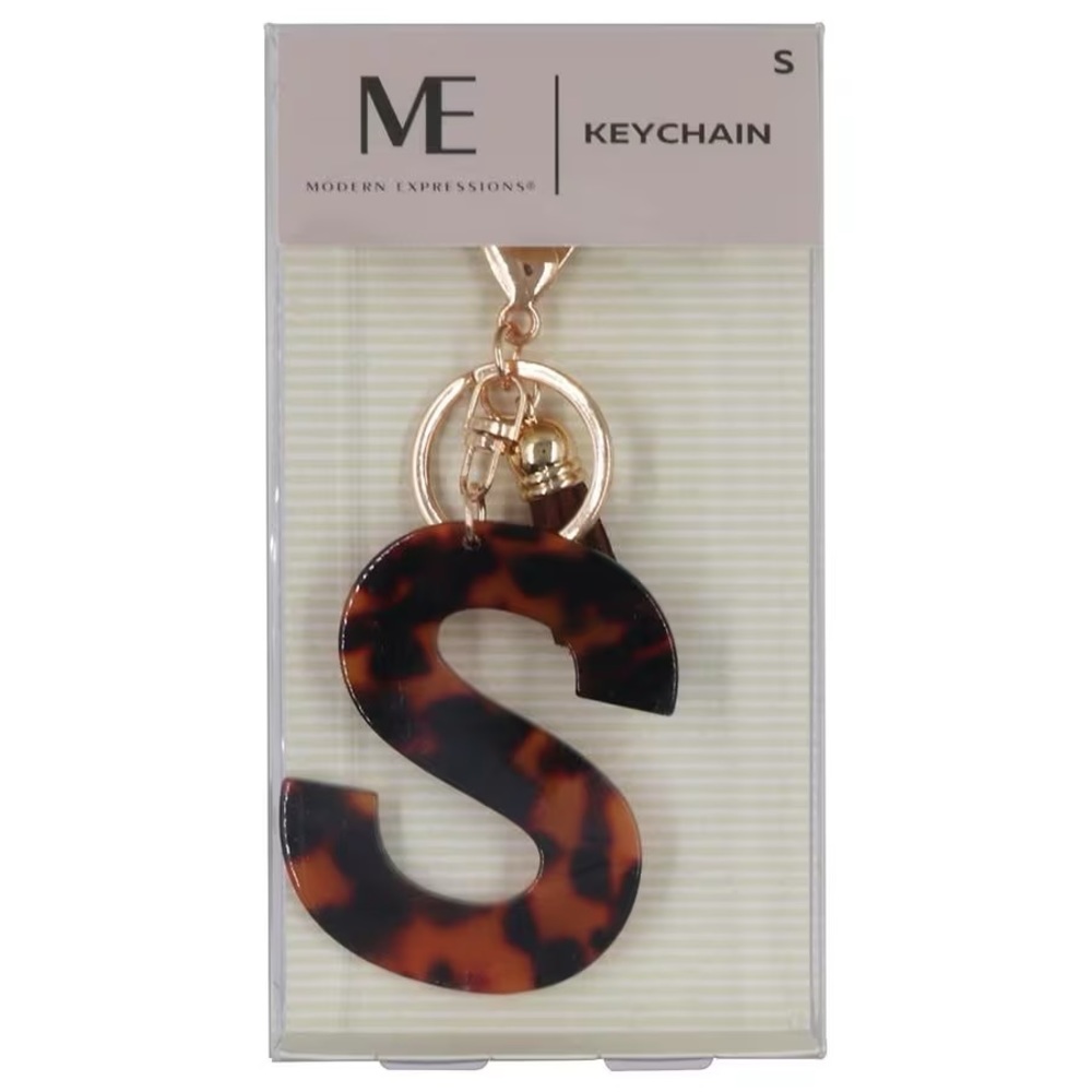 NWT Modern Expression Monogram Keychain S